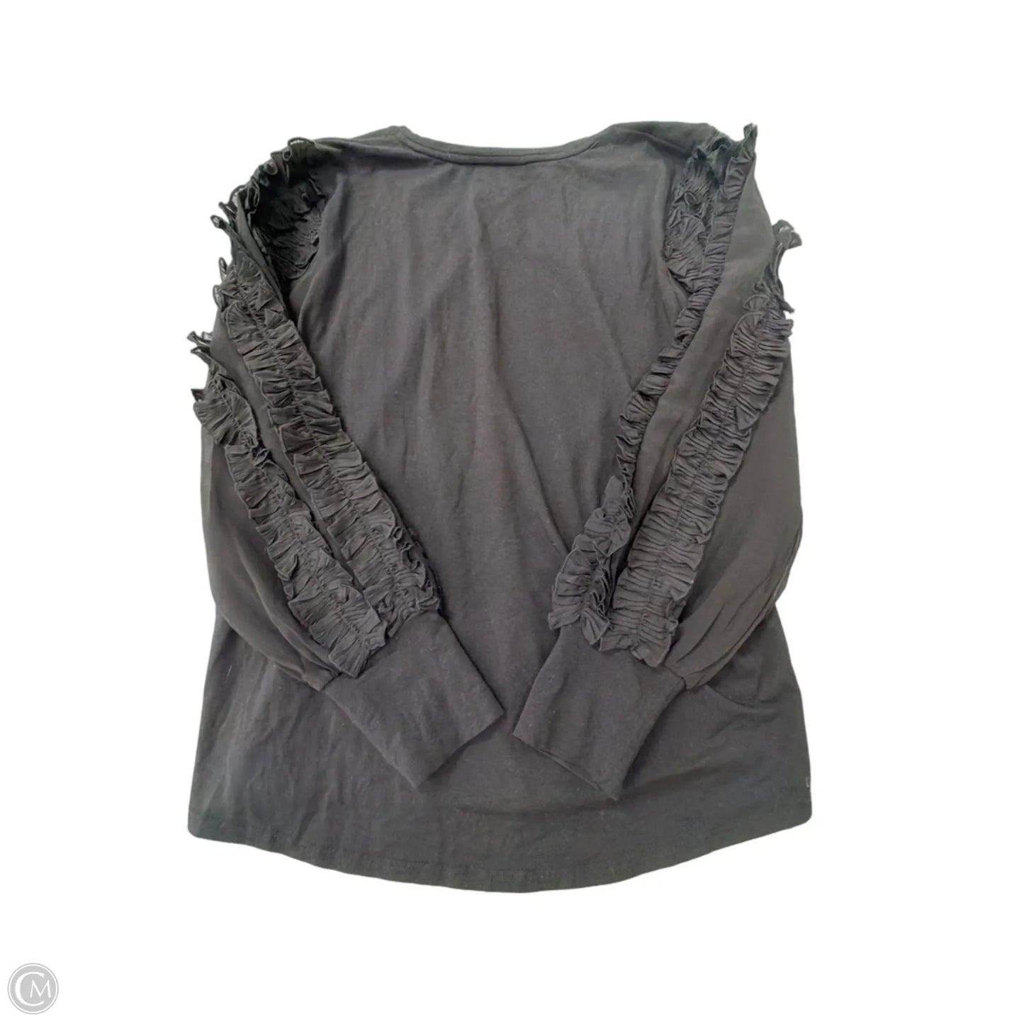 Top Long Sleeve By Chicos In Black, Size: L