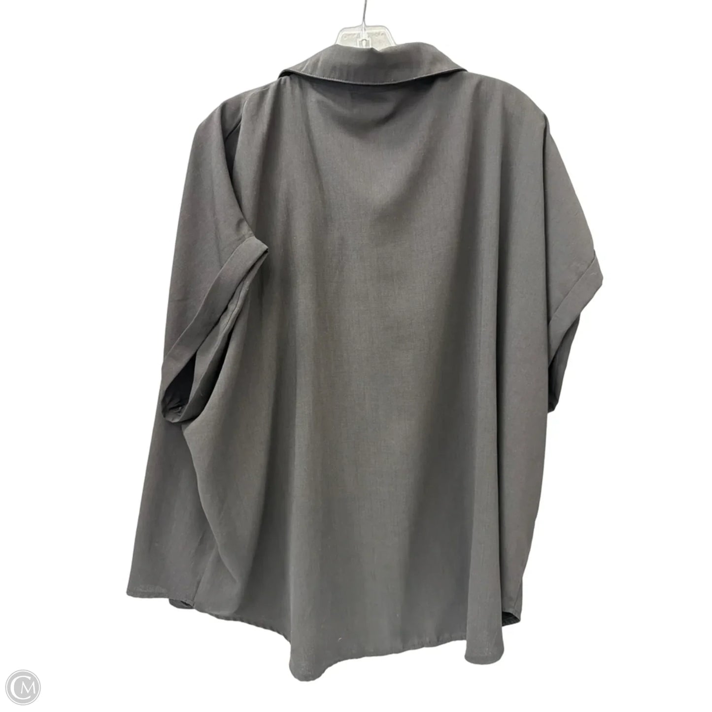 Top Short Sleeve By Shein In Black, Size: 5