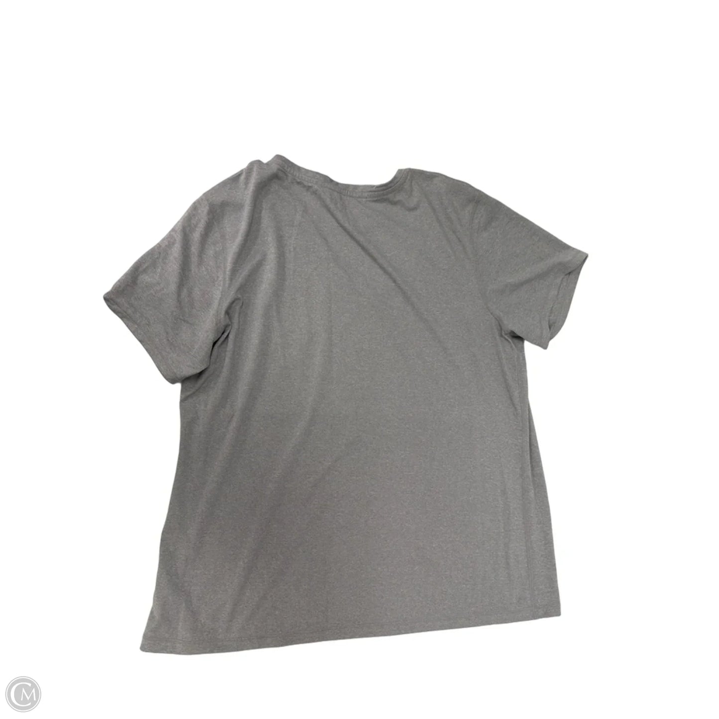 Athletic Top Short Sleeve By Athletic Works In Grey, Size: Xl