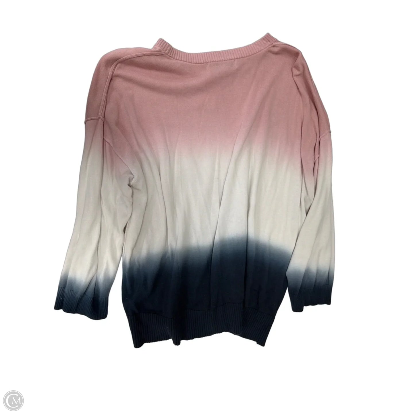 Top Long Sleeve By Magaschoni In Tie Dye Print, Size: 2x