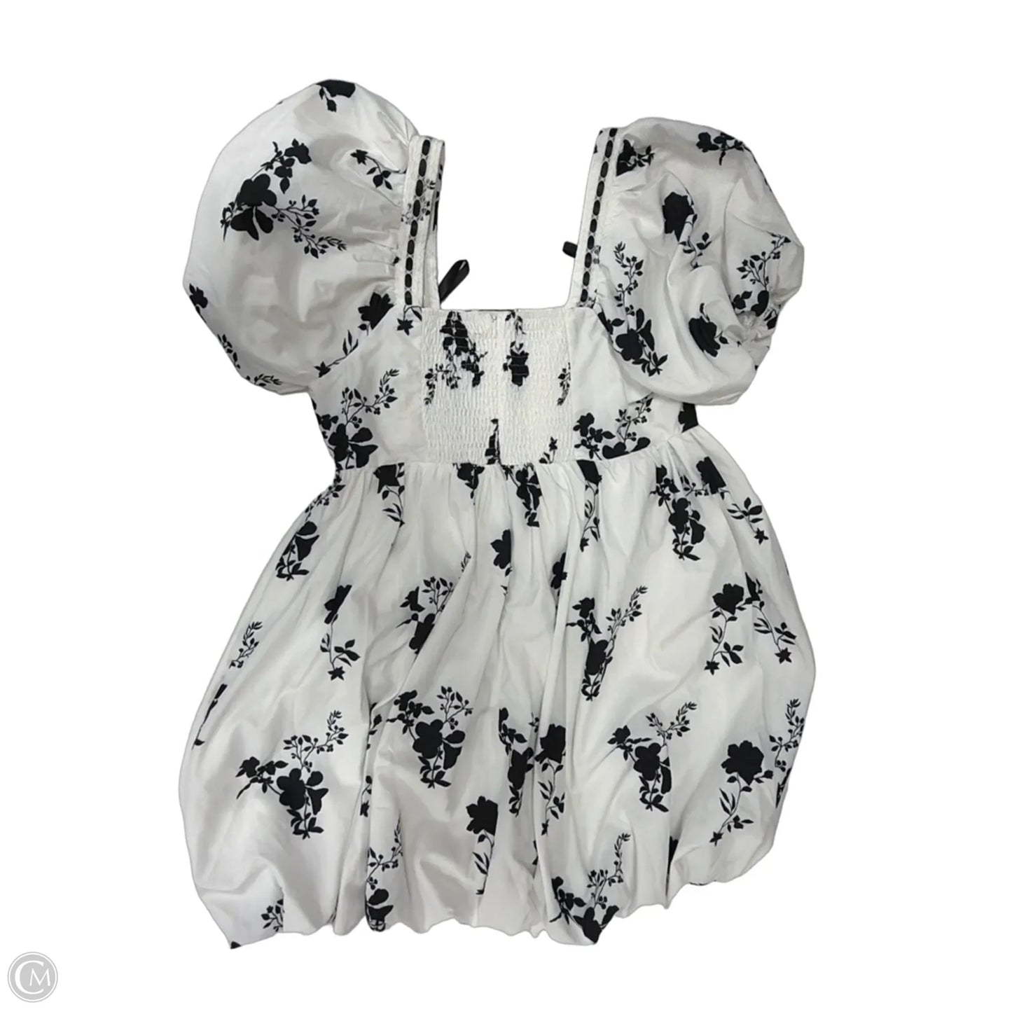 Dress Casual Short By Clothes Mentor In Black & White, Size: L