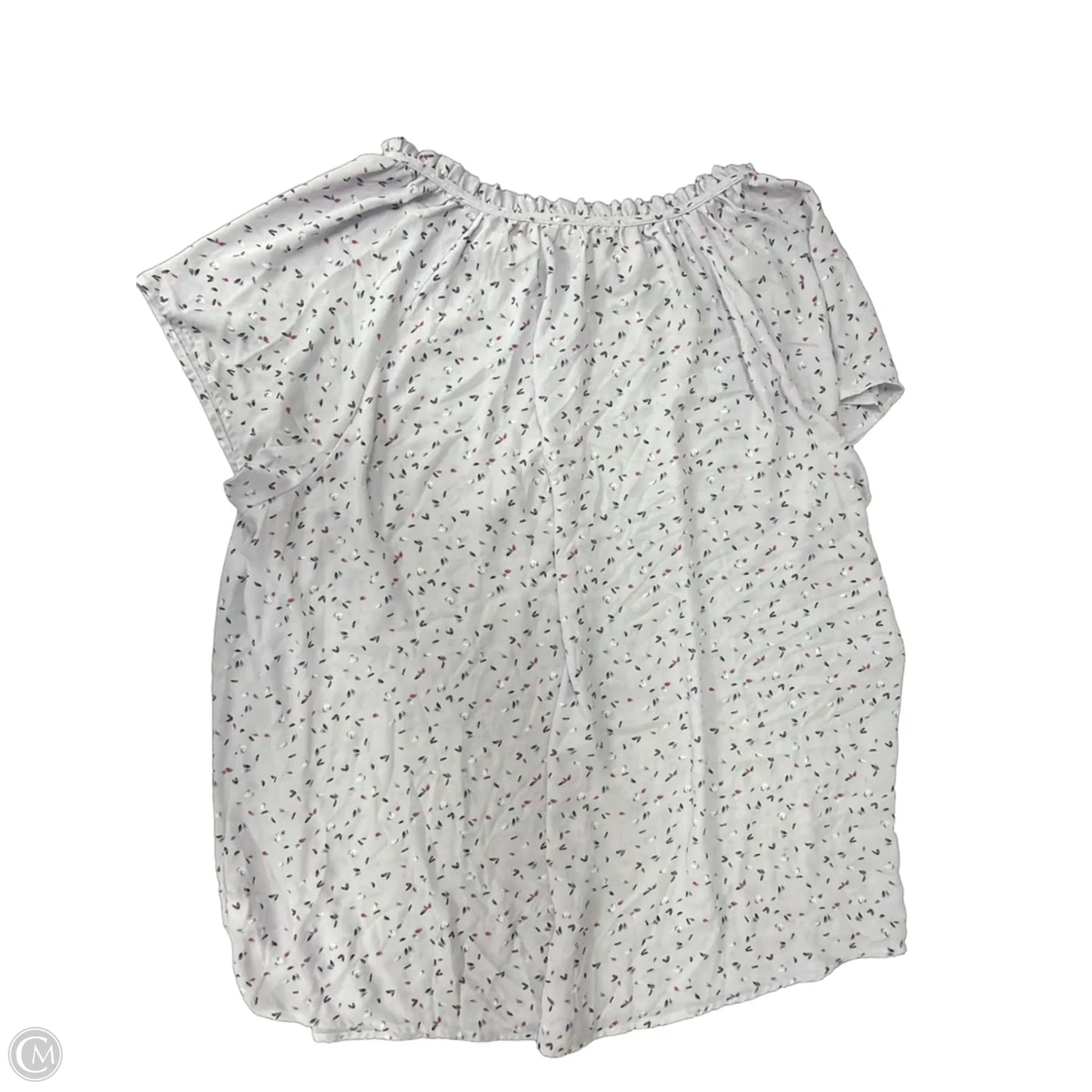 Top Short Sleeve By Croft And Barrow In Purple, Size: 3x