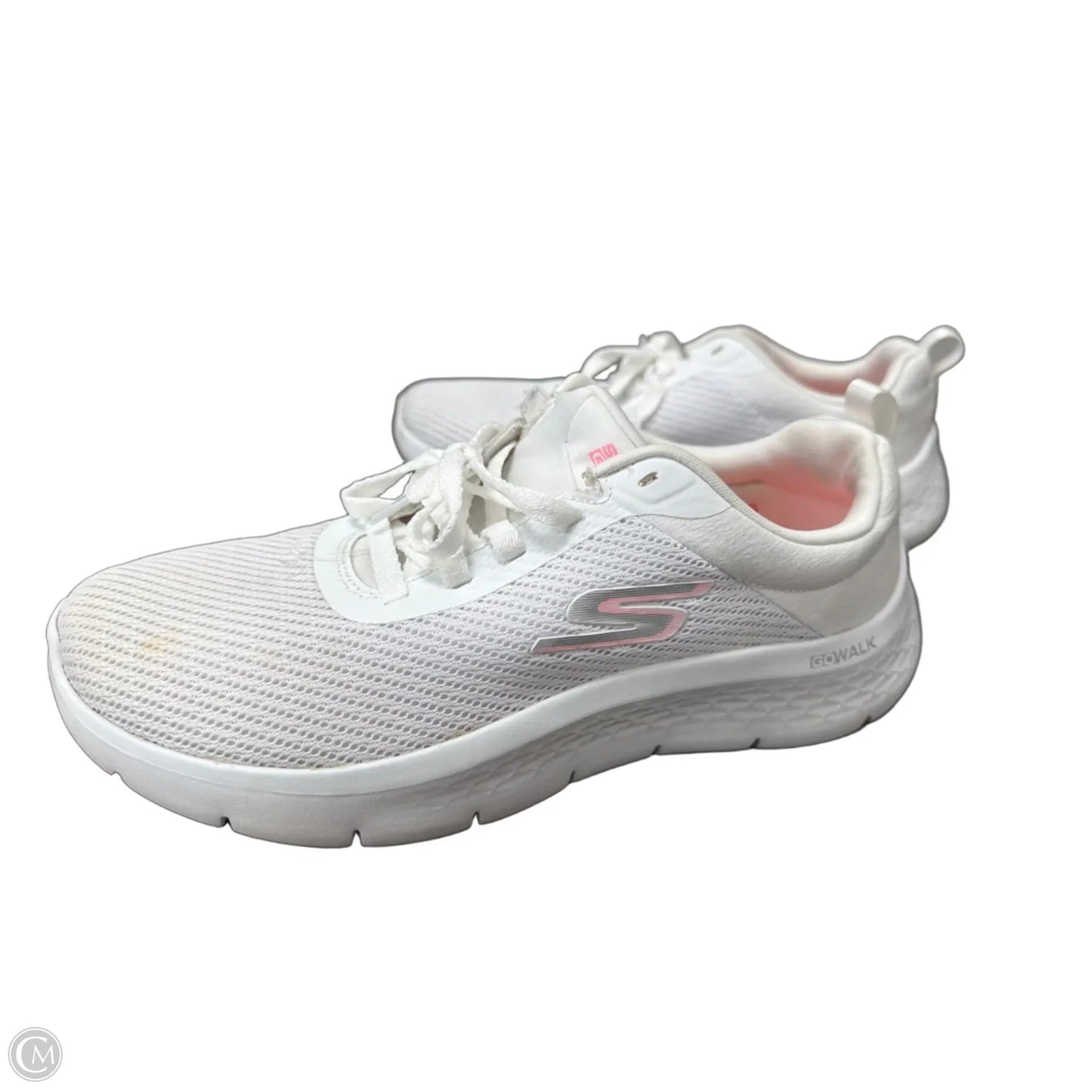 Shoes Athletic By Skechers In White, Size: 9