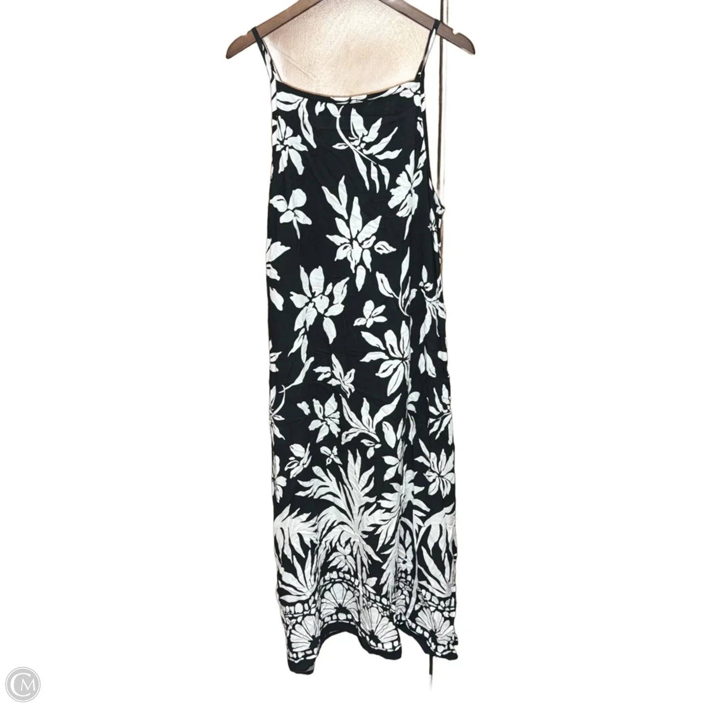 Dress Casual Maxi By Msk In Black & White, Size: Xl