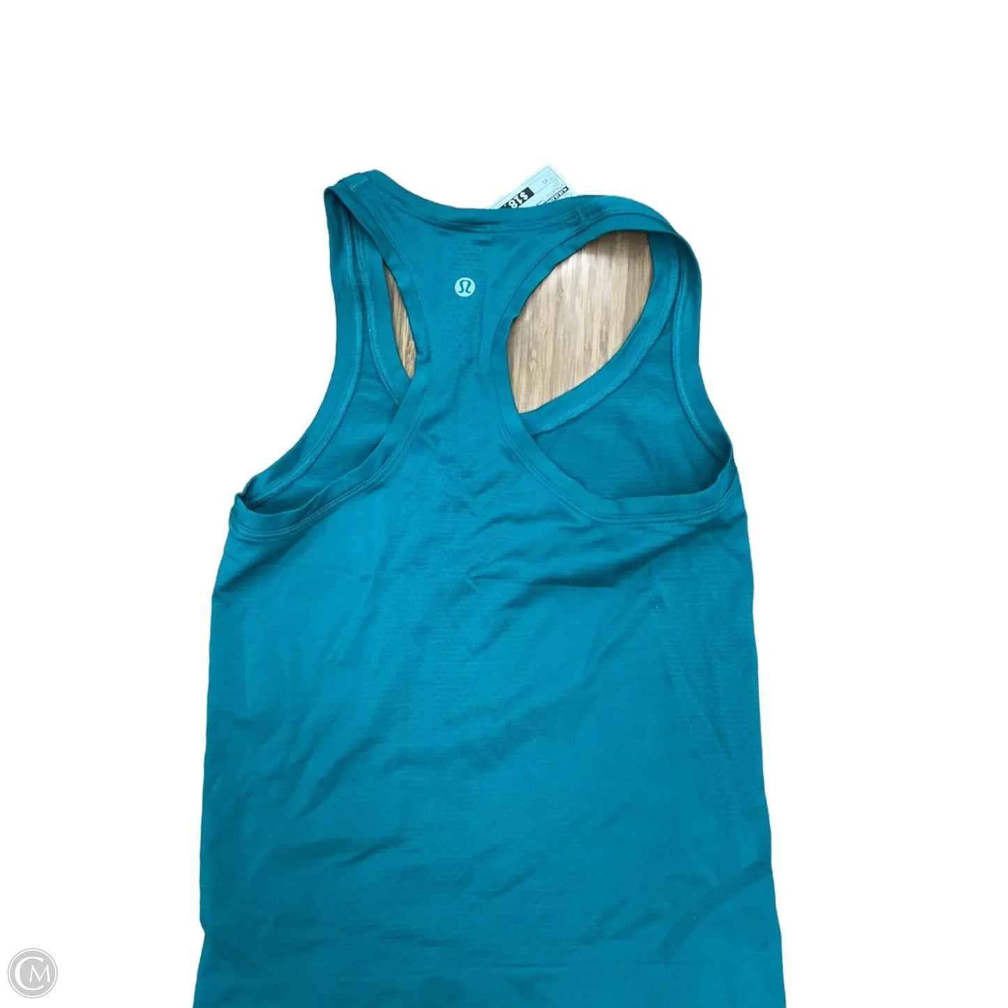 Athletic Tank Top By Lululemon In Teal, Size: Xs