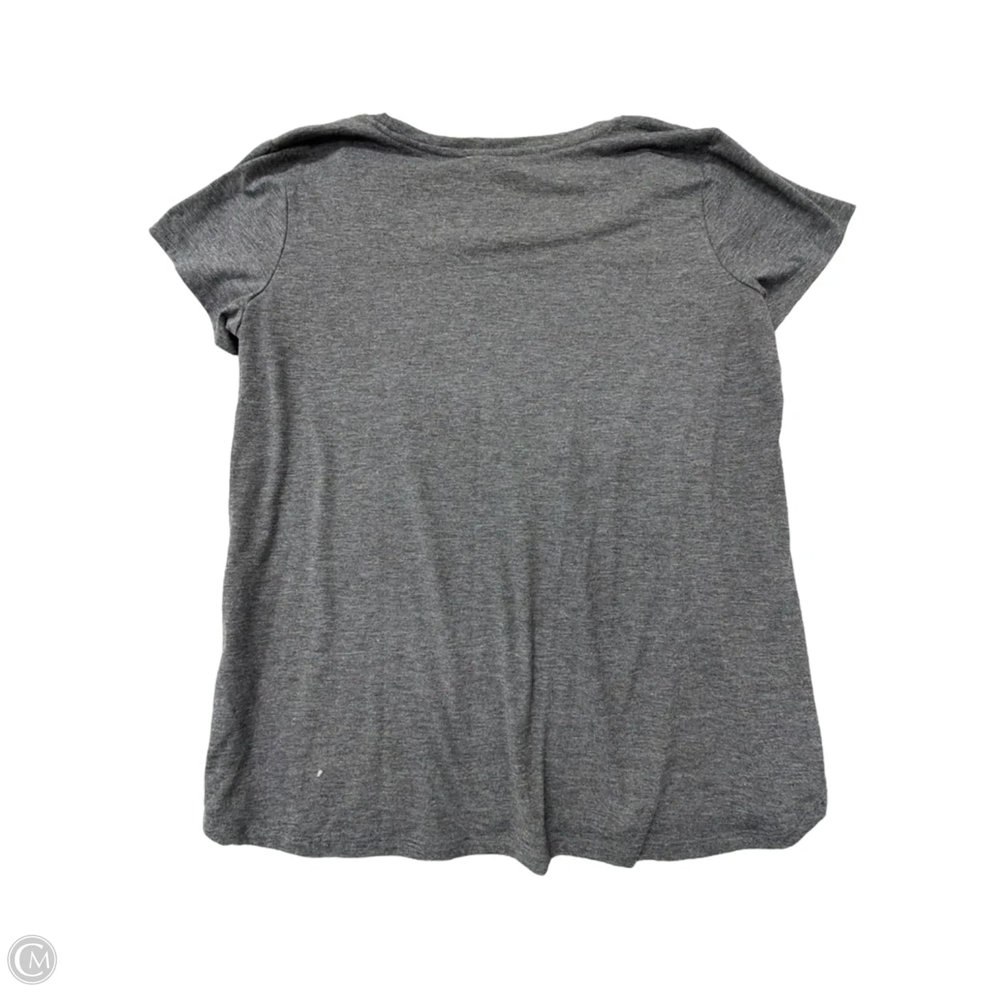 Top Short Sleeve By Maurices In Grey, Size: 1x
