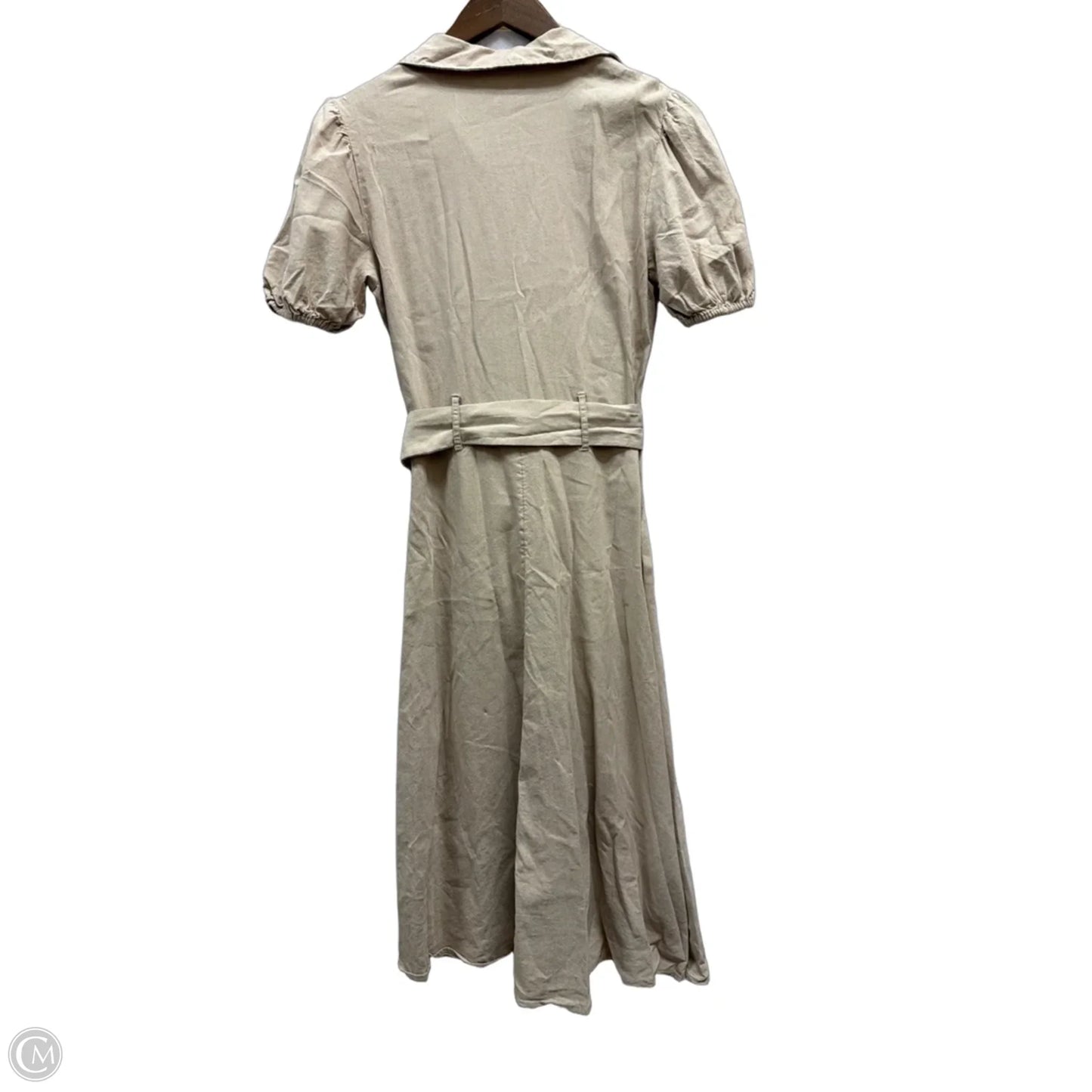 Dress Casual Midi By Lc Lauren Conrad In Tan, Size: S