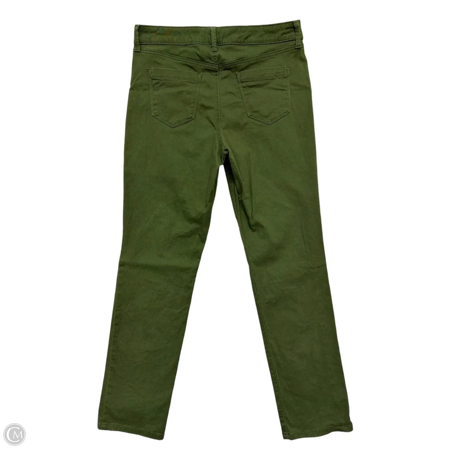 Jeans Straight By Bandolino In Green, Size: 12