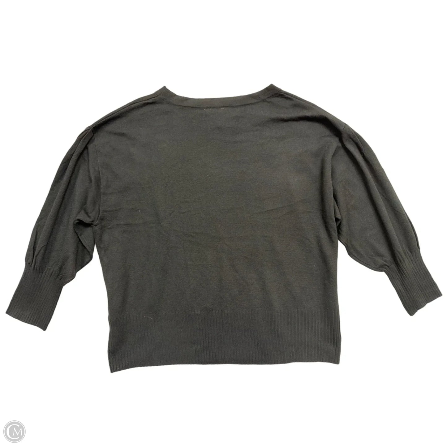 Top Long Sleeve By Terra & Sky In Black, Size: 2x