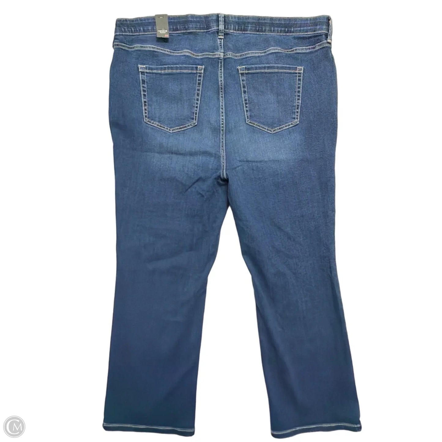 Jeans Straight By Torrid In Blue Denim, Size: 1x