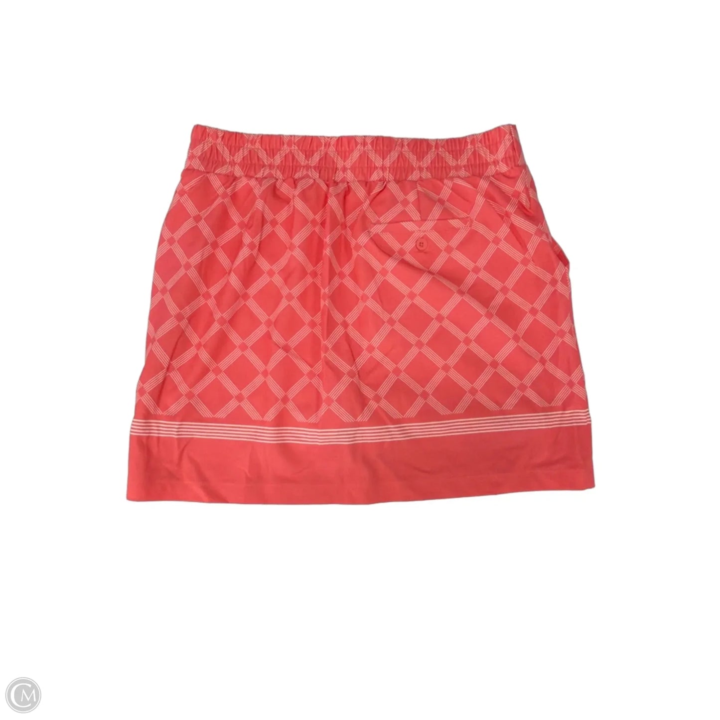 Athletic Skort By Kyodan In Pink & White, Size: S