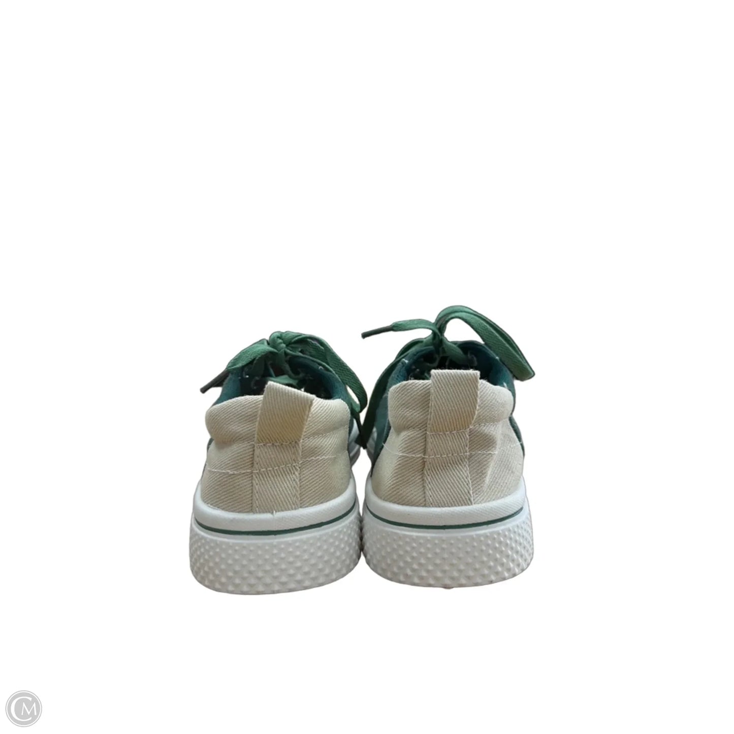 Shoes Sneakers By Clothes Mentor In Green & White, Size: 10