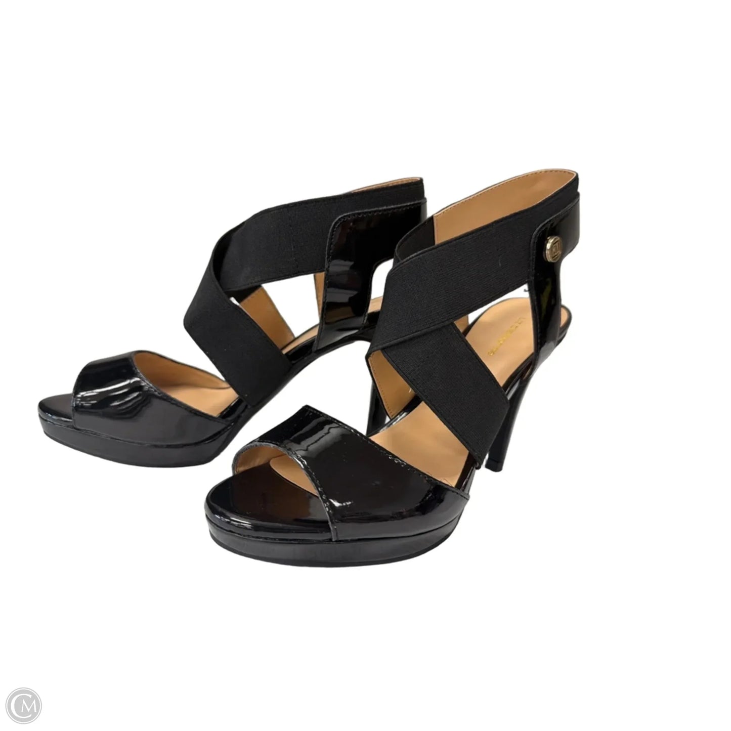 Sandals Heels Stiletto By Liz Claiborne In Black, Size: 6.5