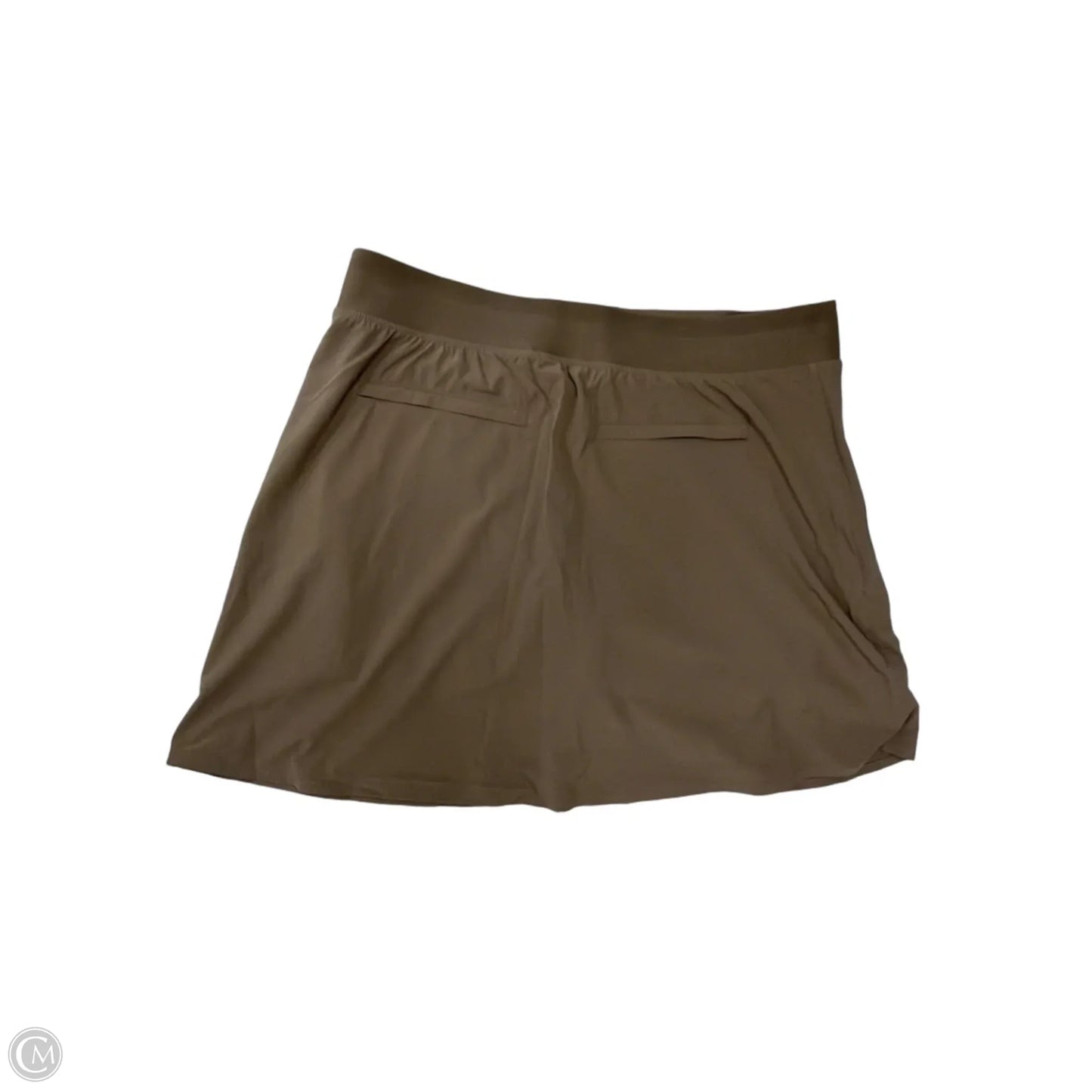 Athletic Skort By Athleta In Tan, Size: Xl