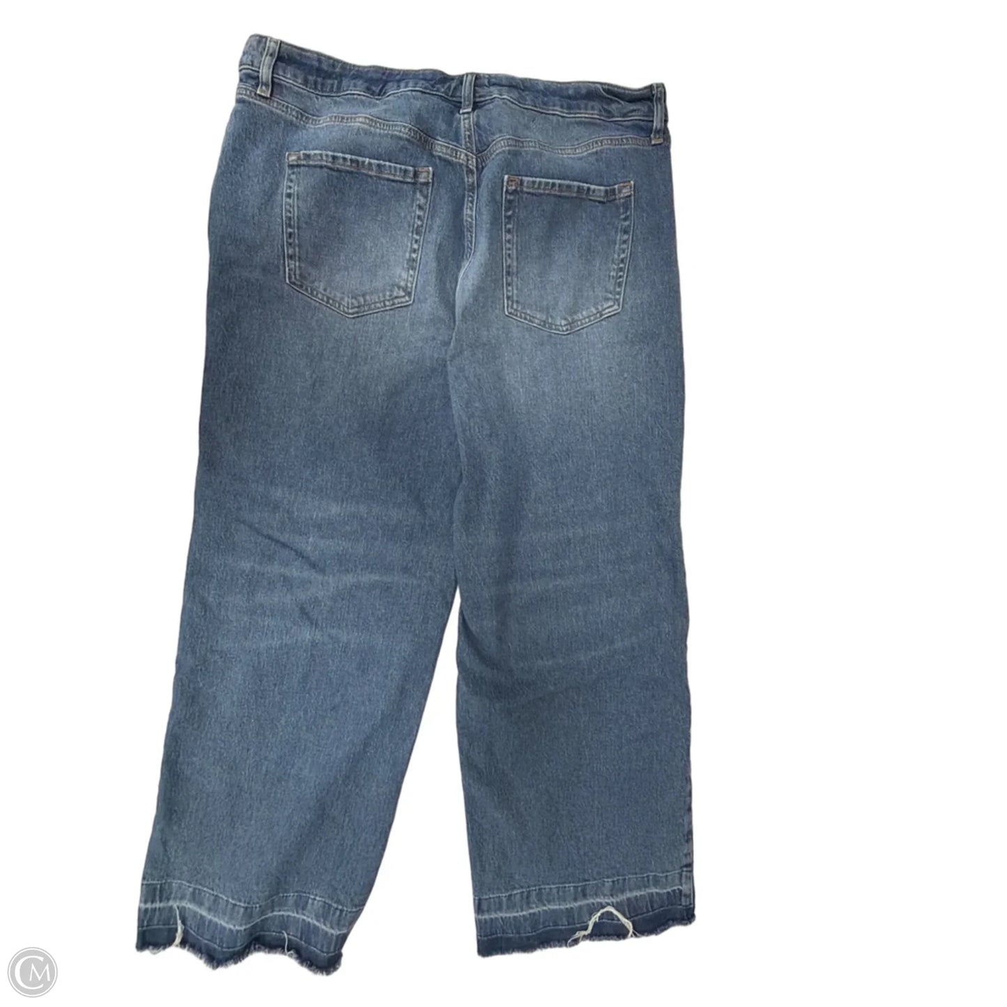 Jeans Wide Leg By Torrid In Blue Denim, Size: 16