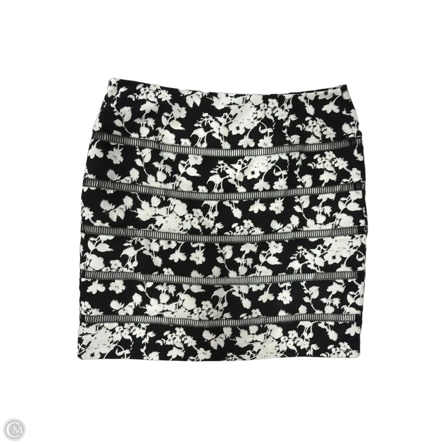 Skirt Midi By White House Black Market In Black & White, Size: M