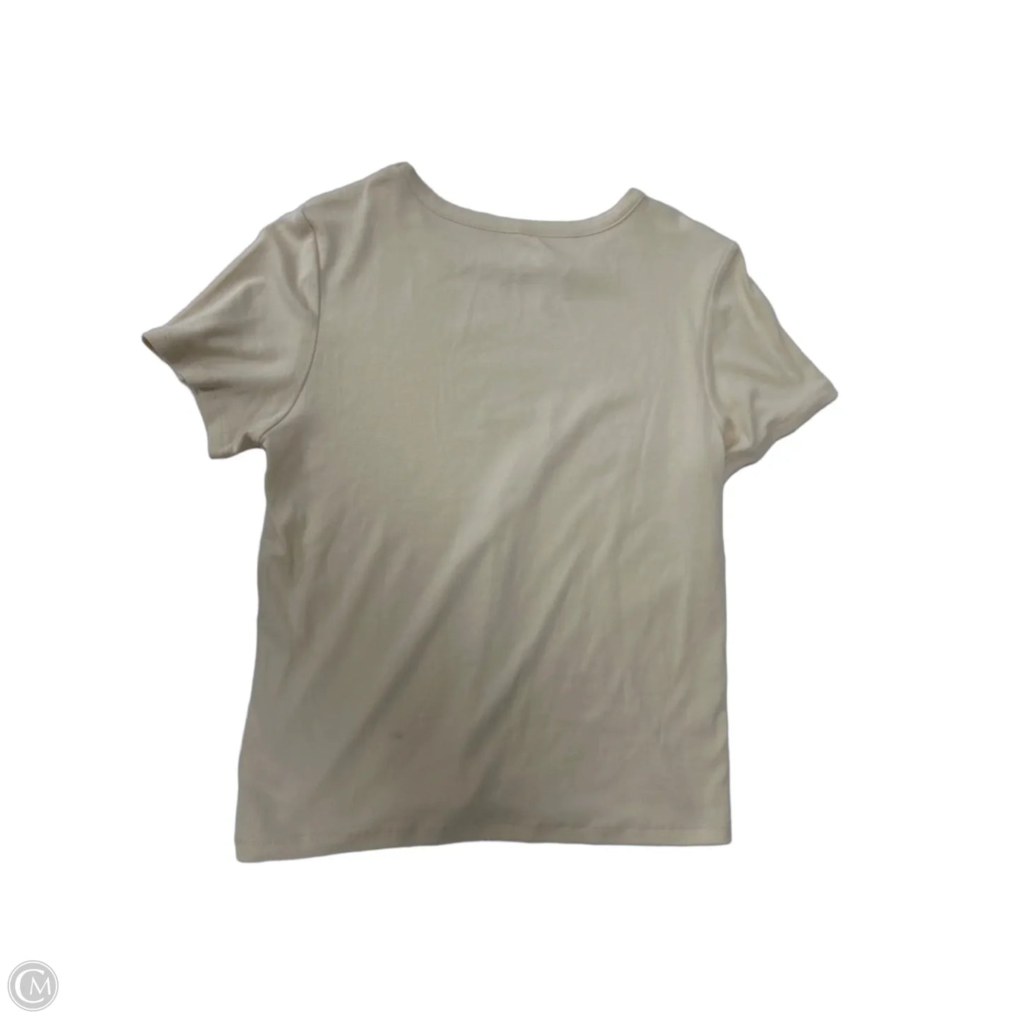 Top Short Sleeve By Jones And Co In Floral Print, Size: L