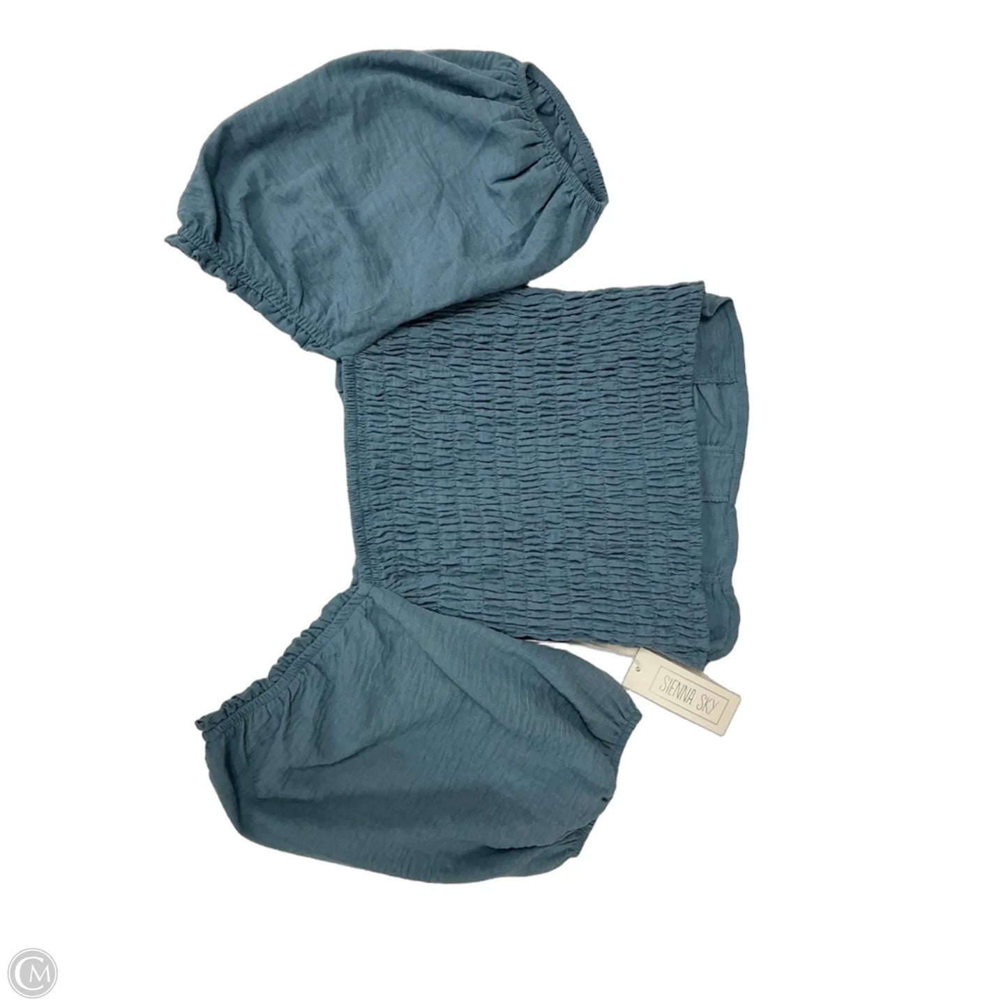 Top Short Sleeve By Sienna Sky In Blue, Size: M