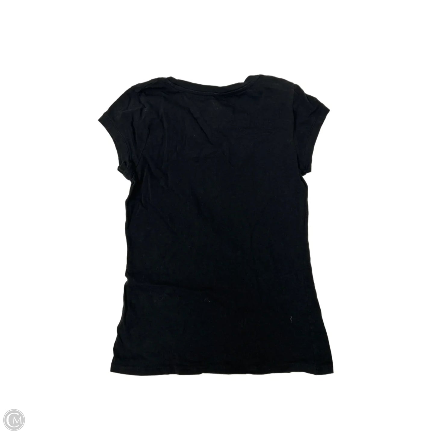 Top Short Sleeve Basic By Clothes Mentor In Black, Size: L