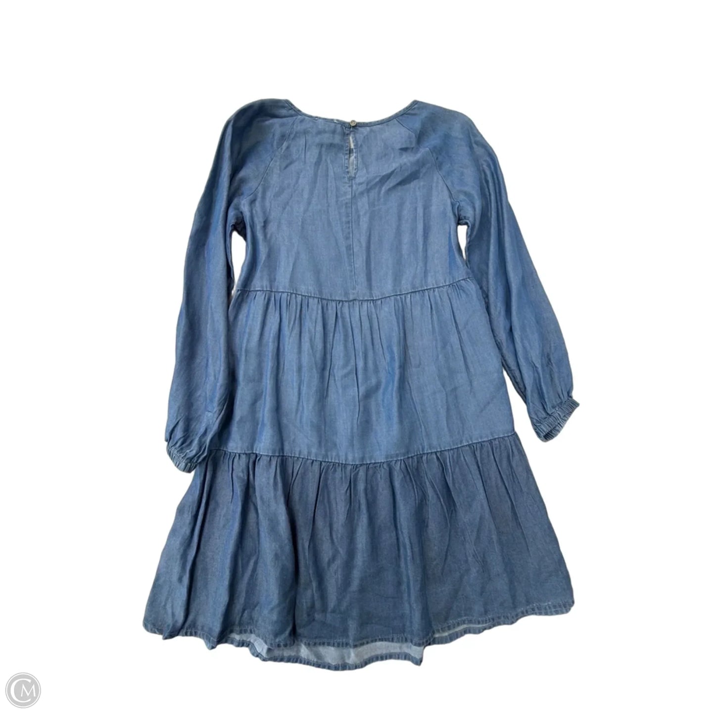 Dress Casual Midi By Beachlunchlounge In Blue Denim, Size: Xs