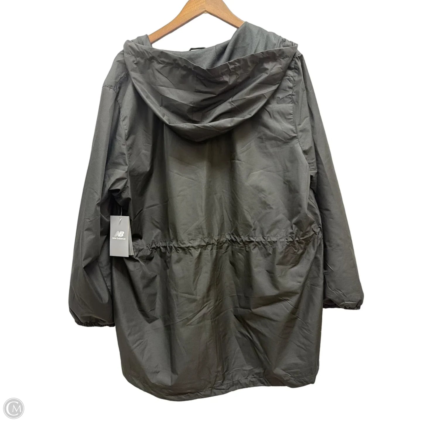 Jacket Windbreaker By New Balance In Black, Size: 3x