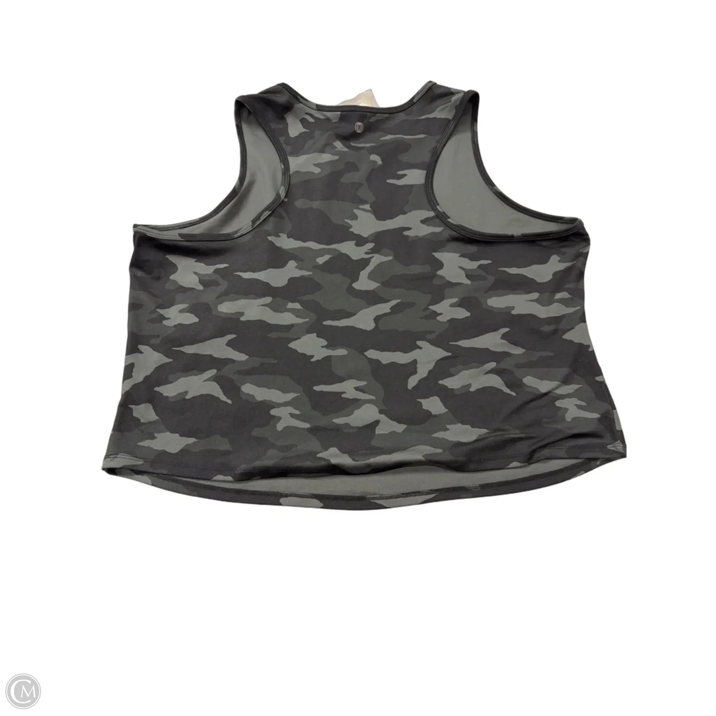 Athletic Tank Top By Balance Collection In Camouflage Print, Size: 1x