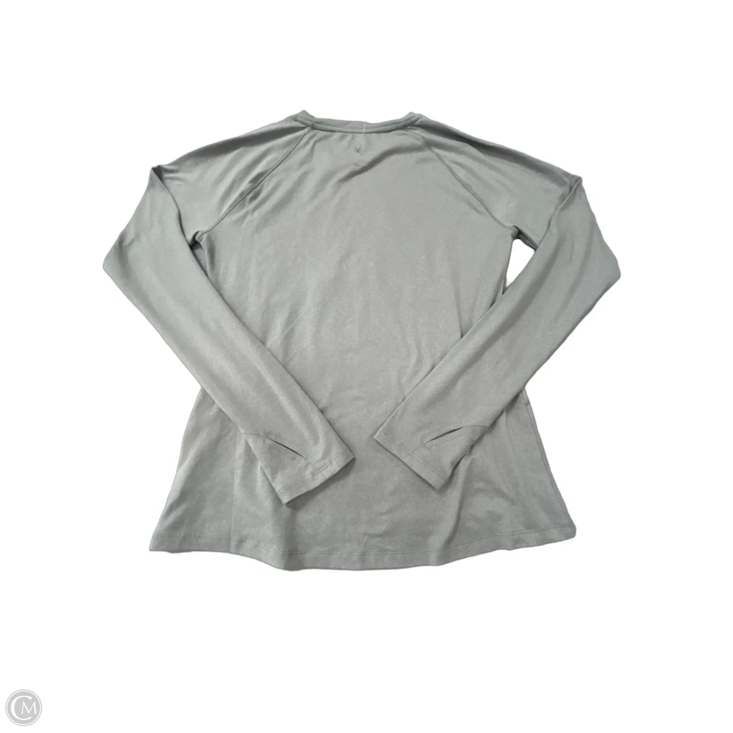 Athletic Top Long Sleeve Crewneck By Spyder In Grey, Size: M
