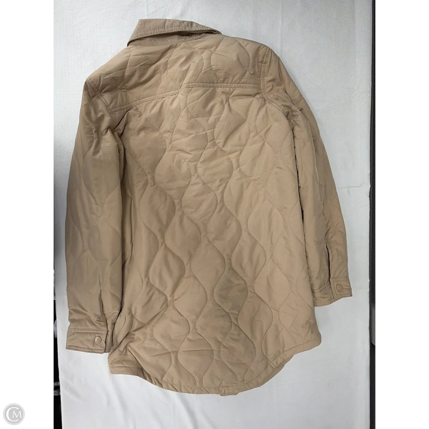 Jacket Puffer & Quilted By Love Tree In Tan, Size: S