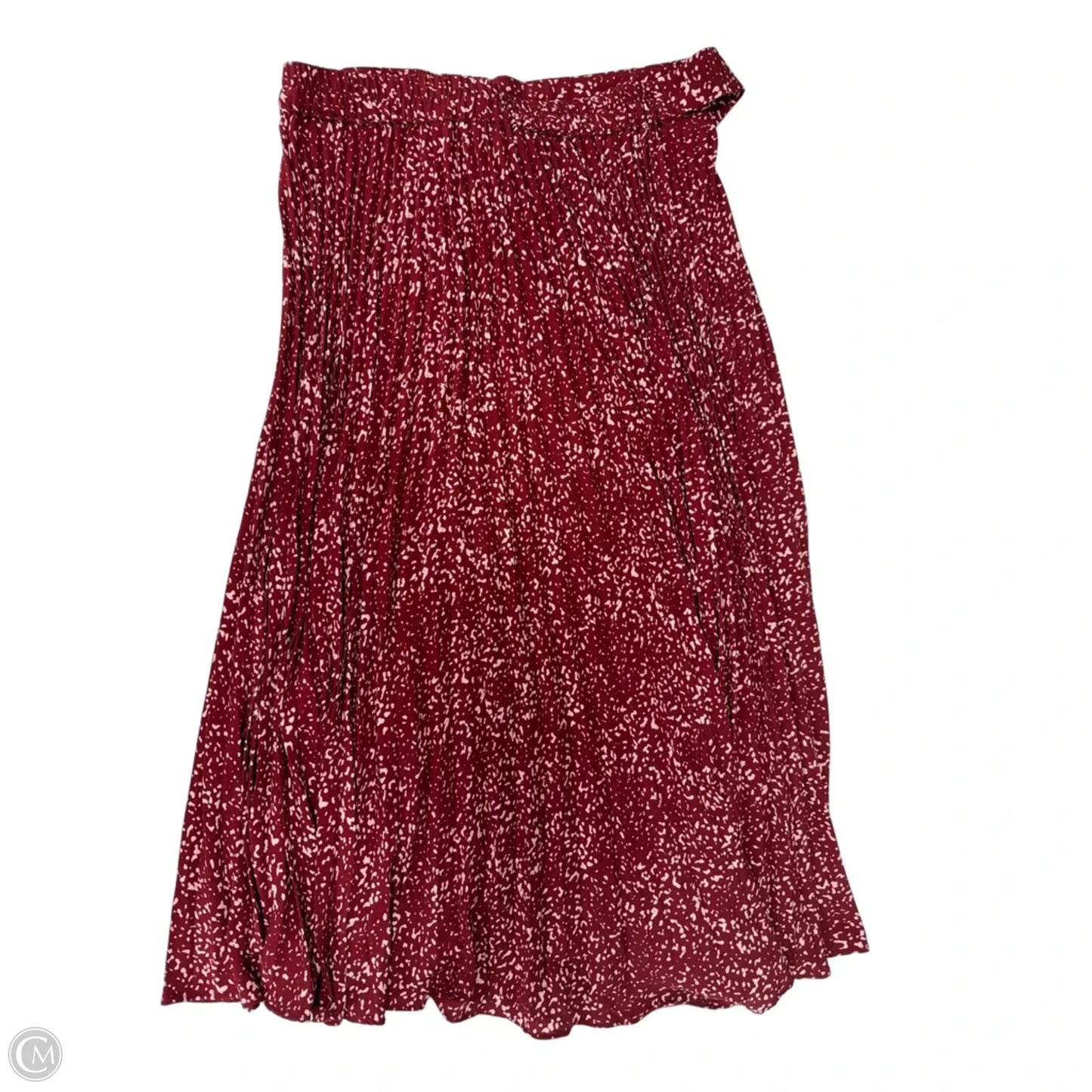 Skirt Midi By Skies Are Blue In Red, Size: S