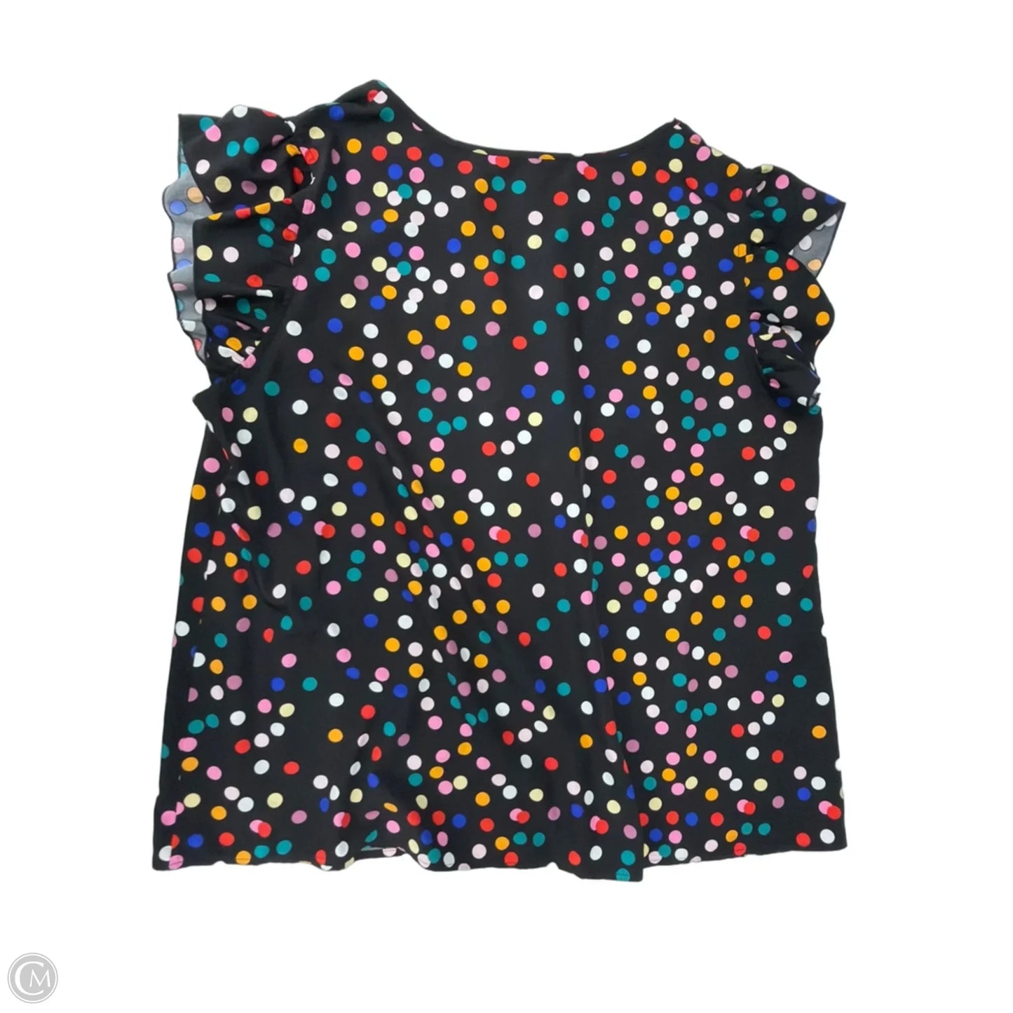 Top Short Sleeve By Bloomchic In Polkadot Pattern, Size: 1x