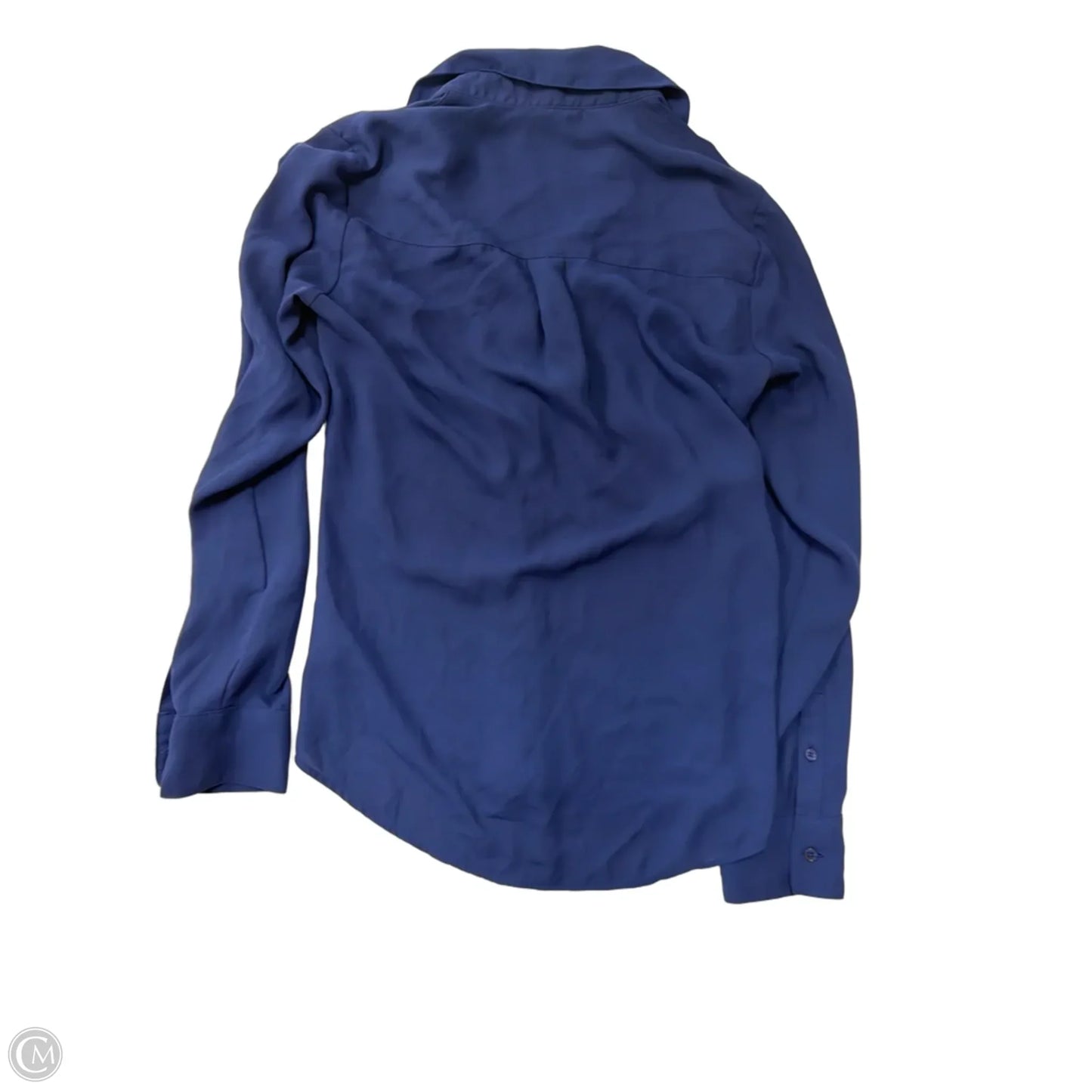 Top Long Sleeve By Express In Navy, Size: Xs