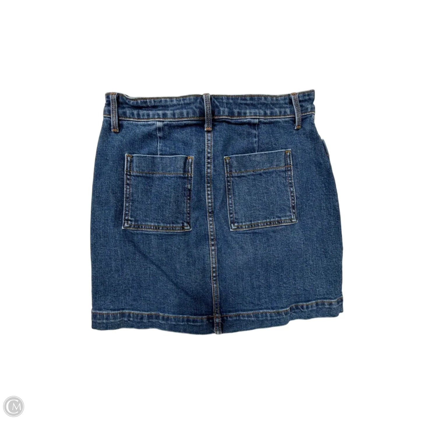 Skirt Mini & Short By Old Navy In Blue Denim, Size: S