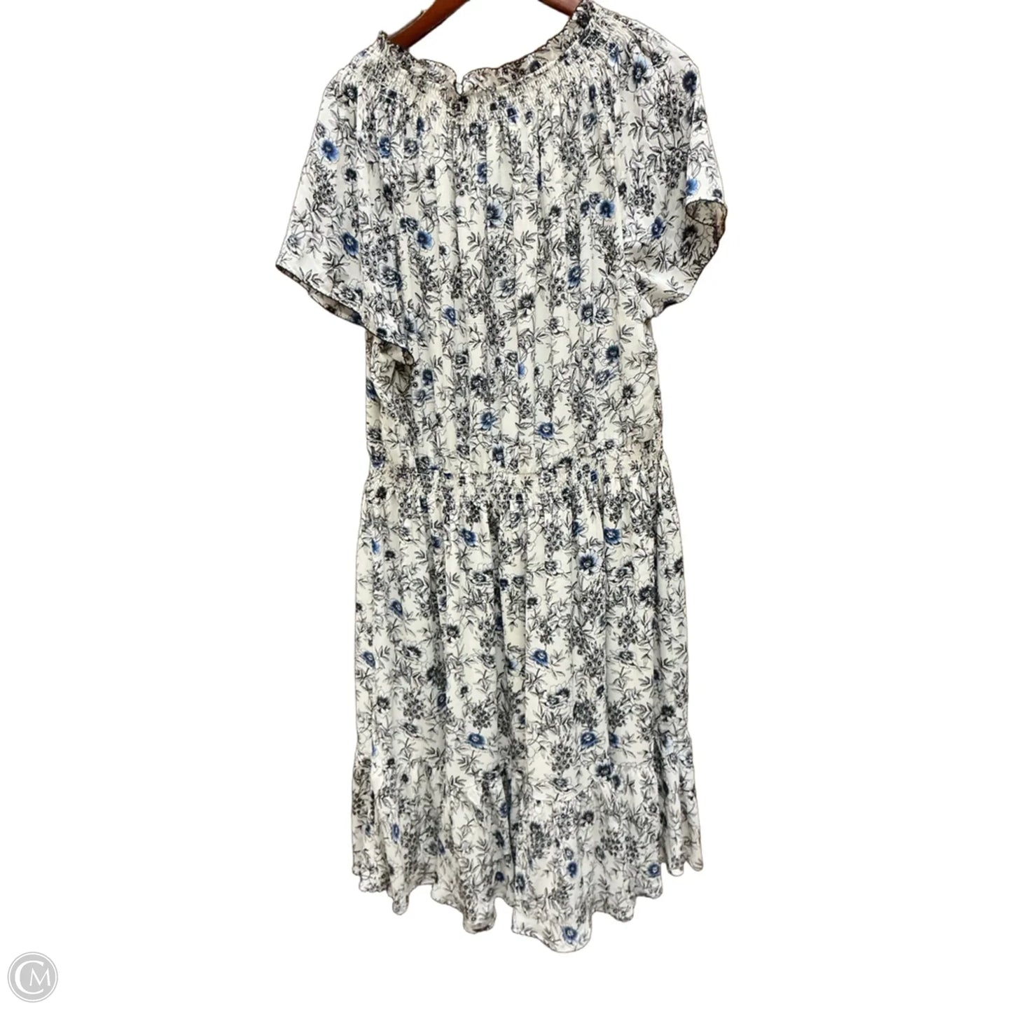 Dress Casual Midi By Talbots In Floral Print, Size: 3x