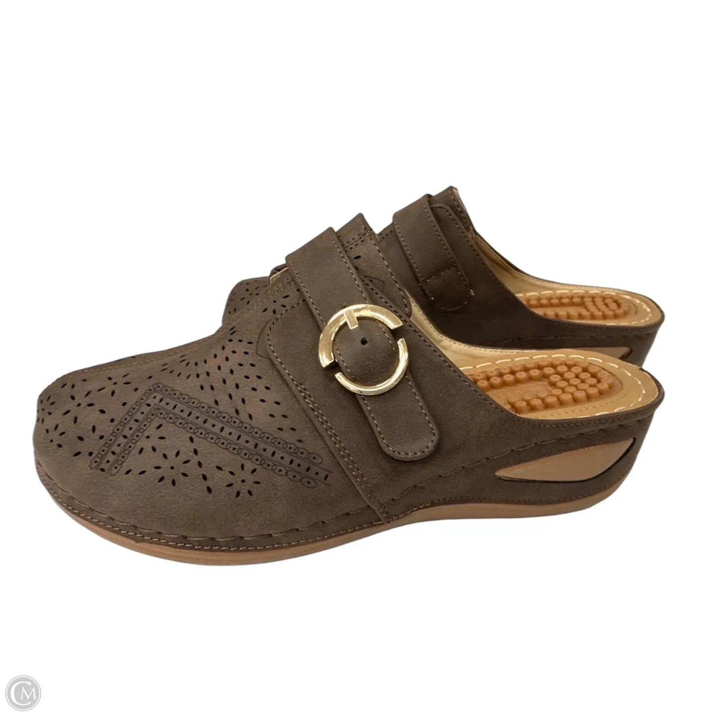 Shoes Flats By Clothes Mentor In Brown, Size: 8