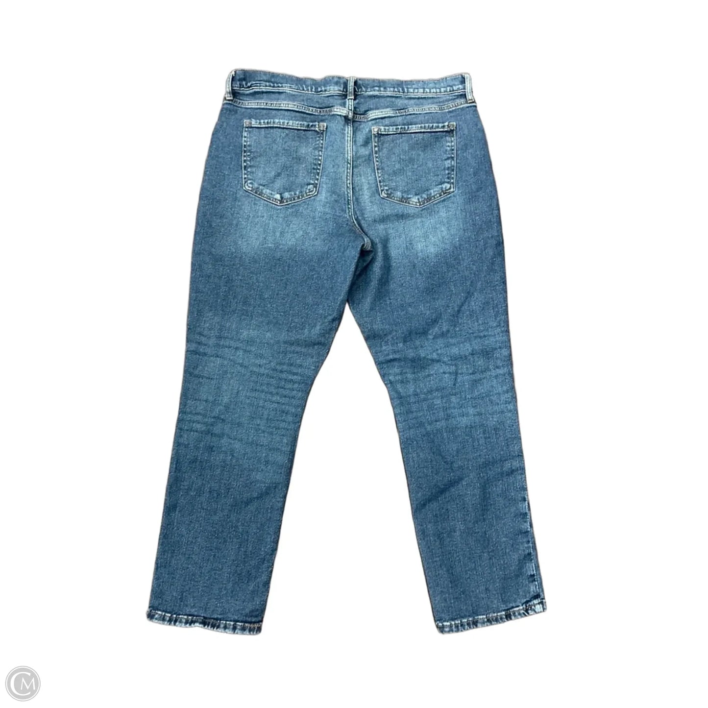 Jeans Boyfriend By Banana Republic In Blue Denim, Size: 16