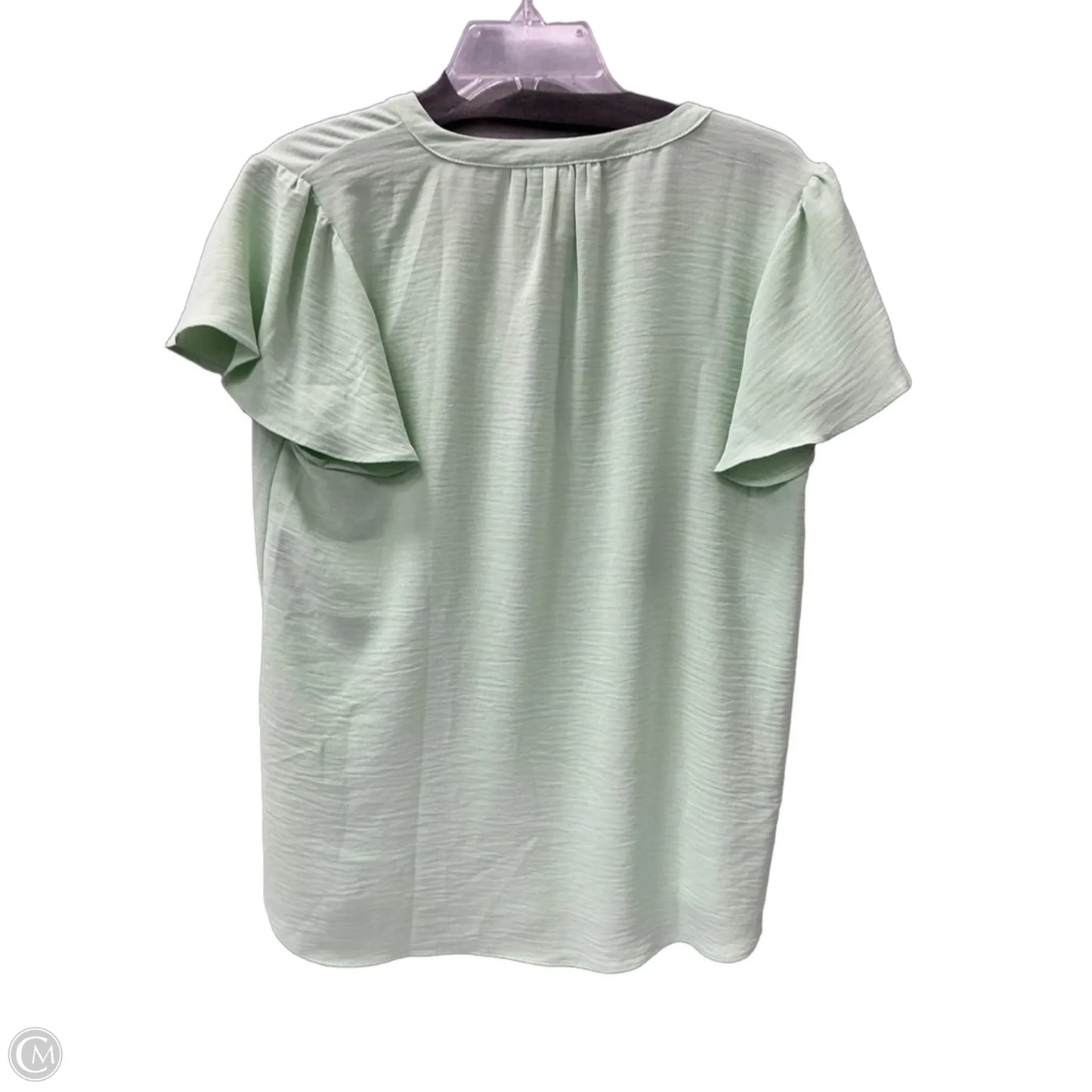 Top Short Sleeve By Maurices In Green, Size: M