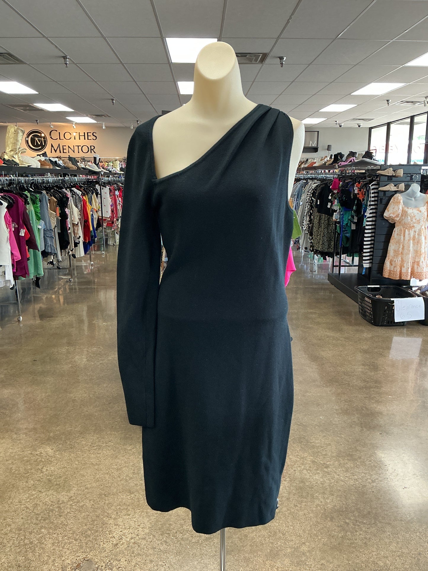 Dress Casual Midi By Abercrombie And Fitch In Black, Size:L