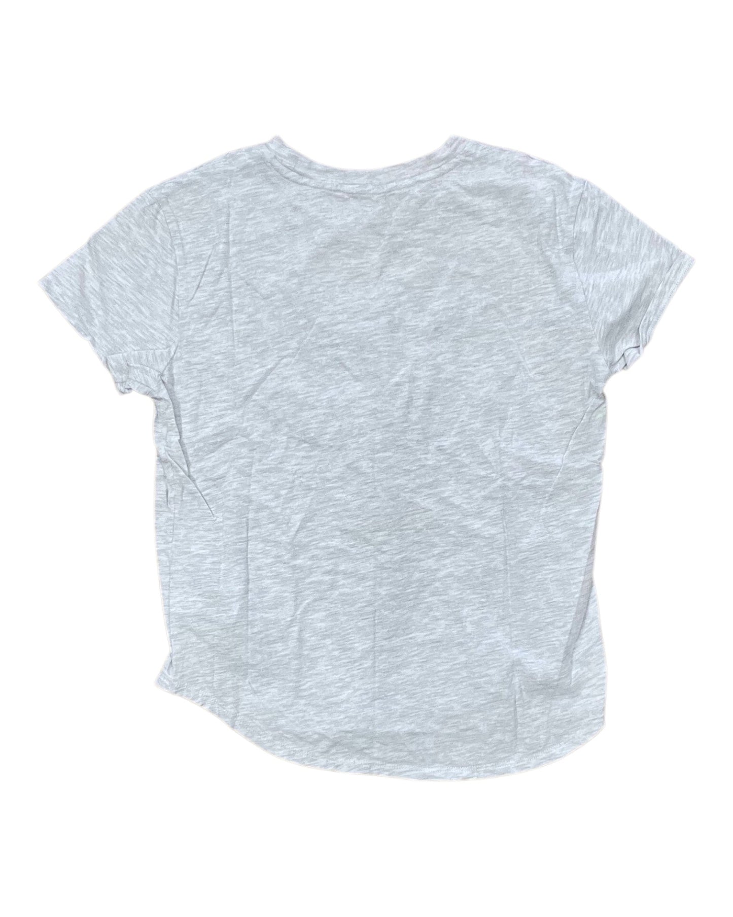 Athletic Top Ss By Reebok In Grey, Size:S