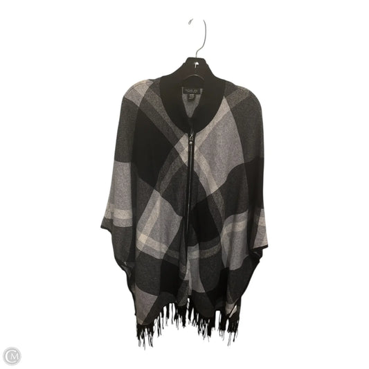 Poncho By Rachel Zoe In Black, Size: 2x