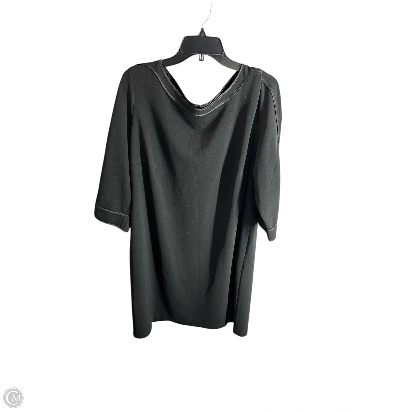 Dress Casual Midi By Chicos In Black, Size: 16