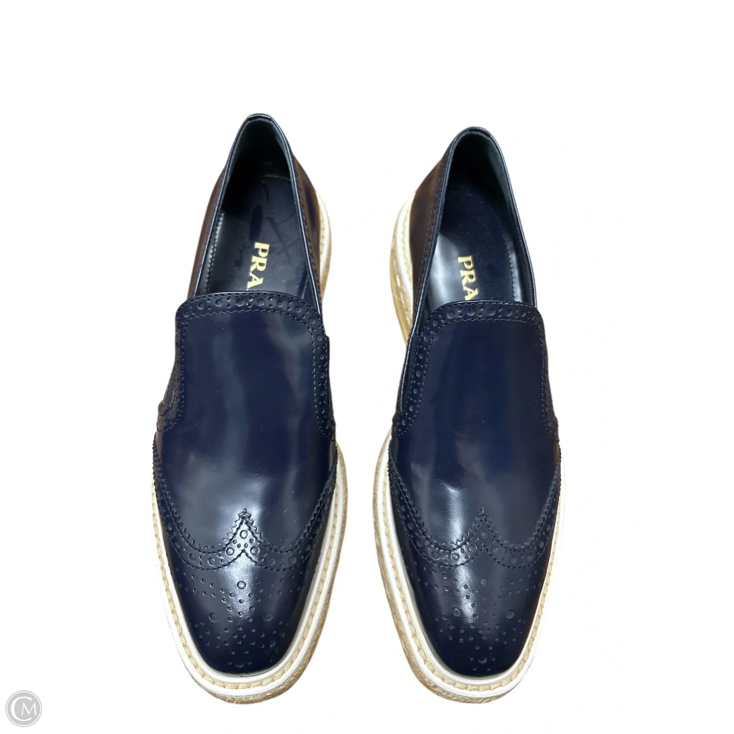 Shoes Luxury Designer By Prada In Navy