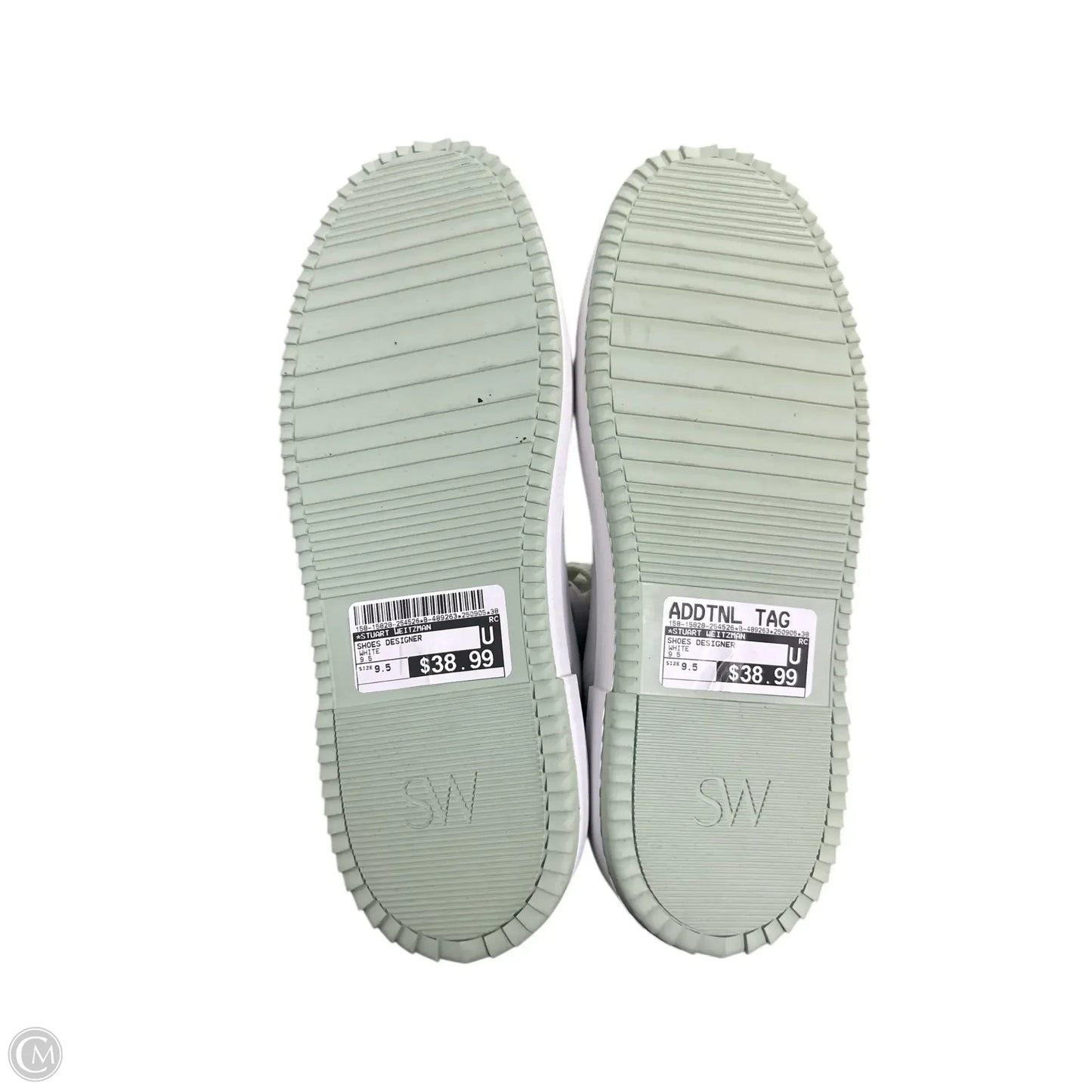 Shoes Designer By Stuart Weitzman In White, Size: 9.5