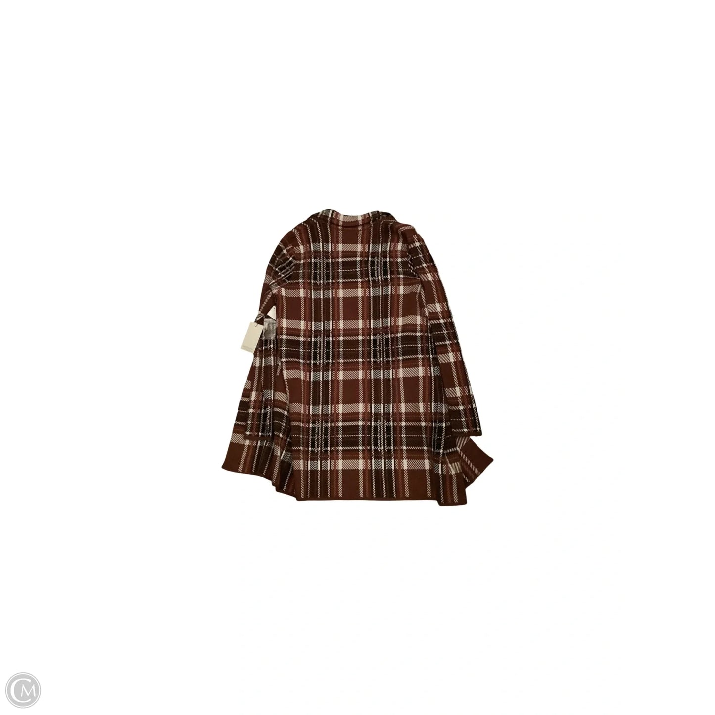 Blazer By Adrienne Vittadini In Brown, Size: M