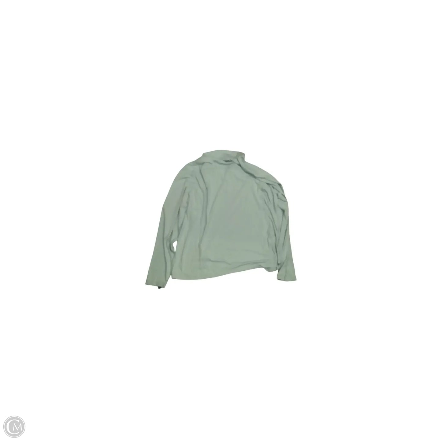 Athletic Top Long Sleeve Collar By Orvis In Blue, Size: Xl