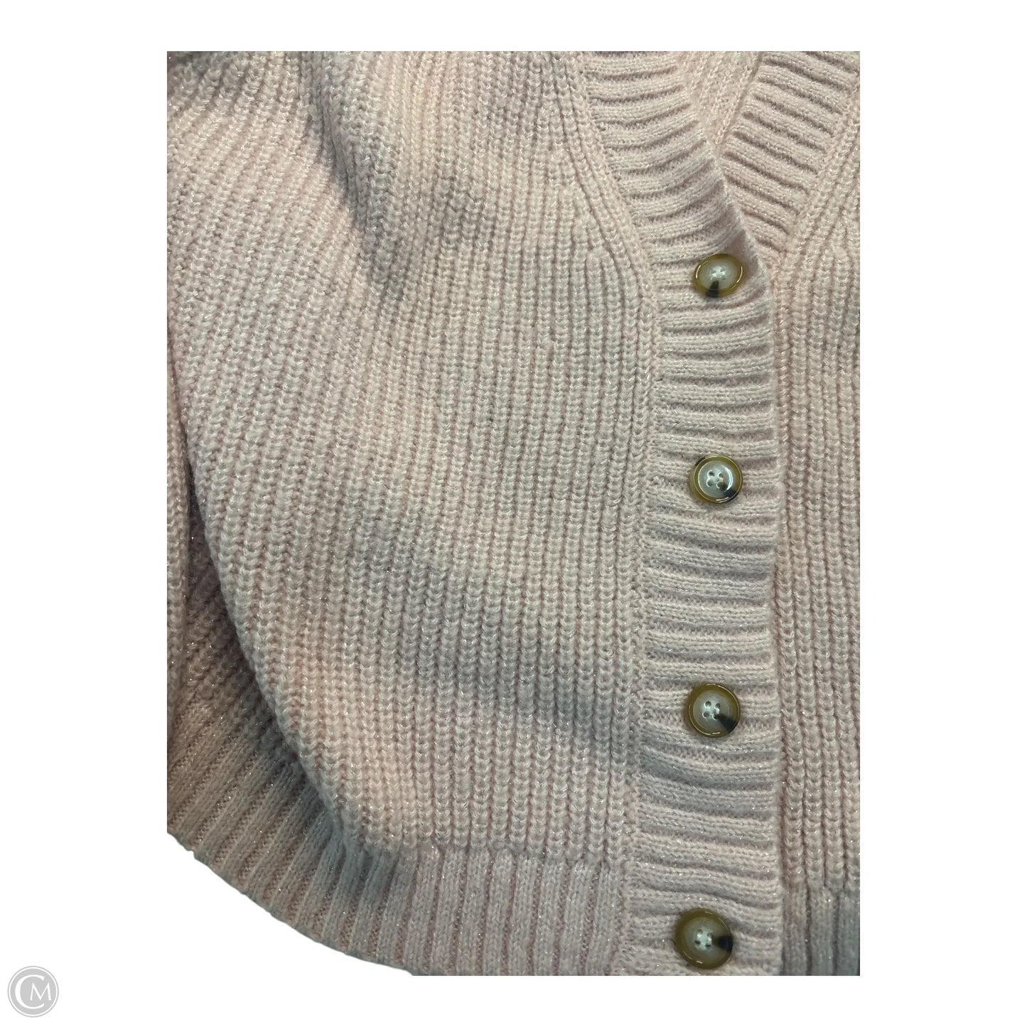 Sweater Cardigan By Cacique In Pink, Size: 14