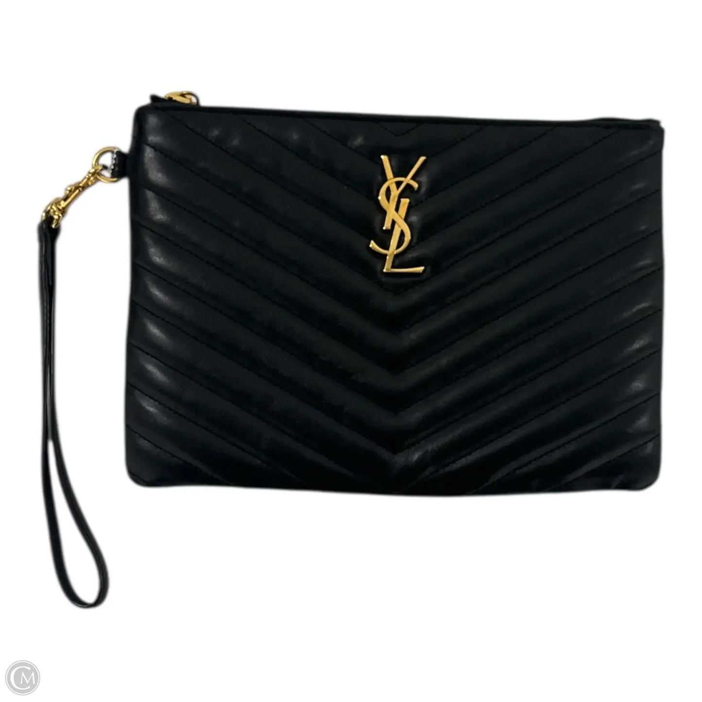 Clutch Luxury Designer By Yves Saint Laurent, Size: Large