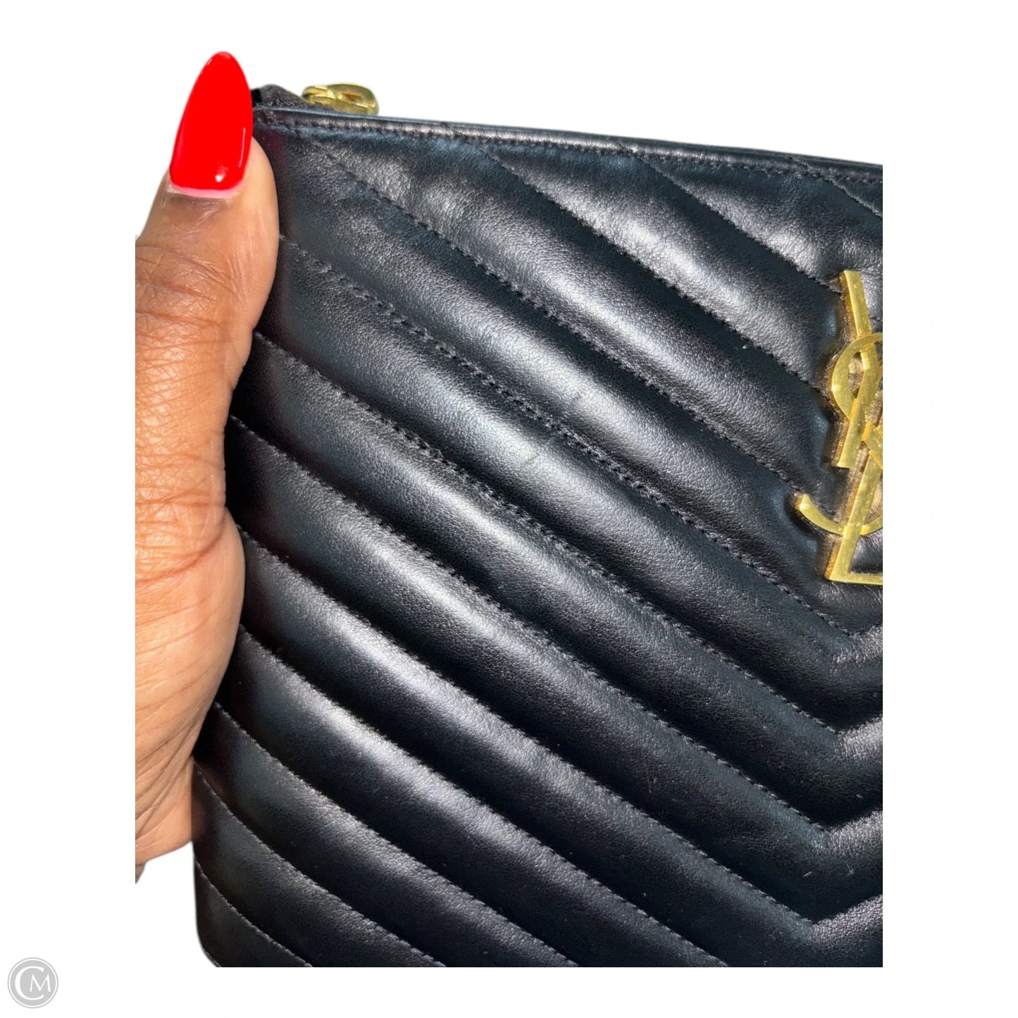 Clutch Luxury Designer By Yves Saint Laurent, Size: Large