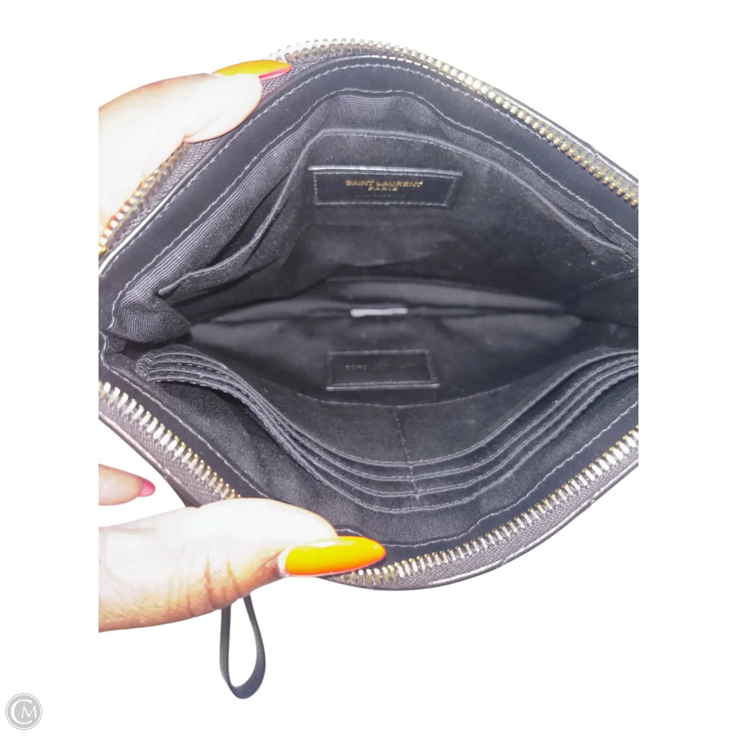 Clutch Luxury Designer By Yves Saint Laurent, Size: Large