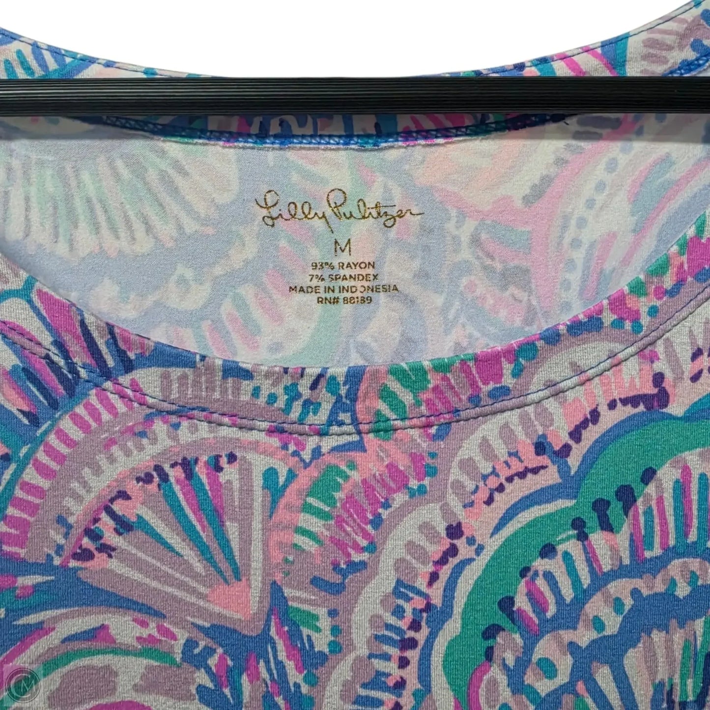 Dress Designer By Lilly Pulitzer In Blue & Pink, Size: M