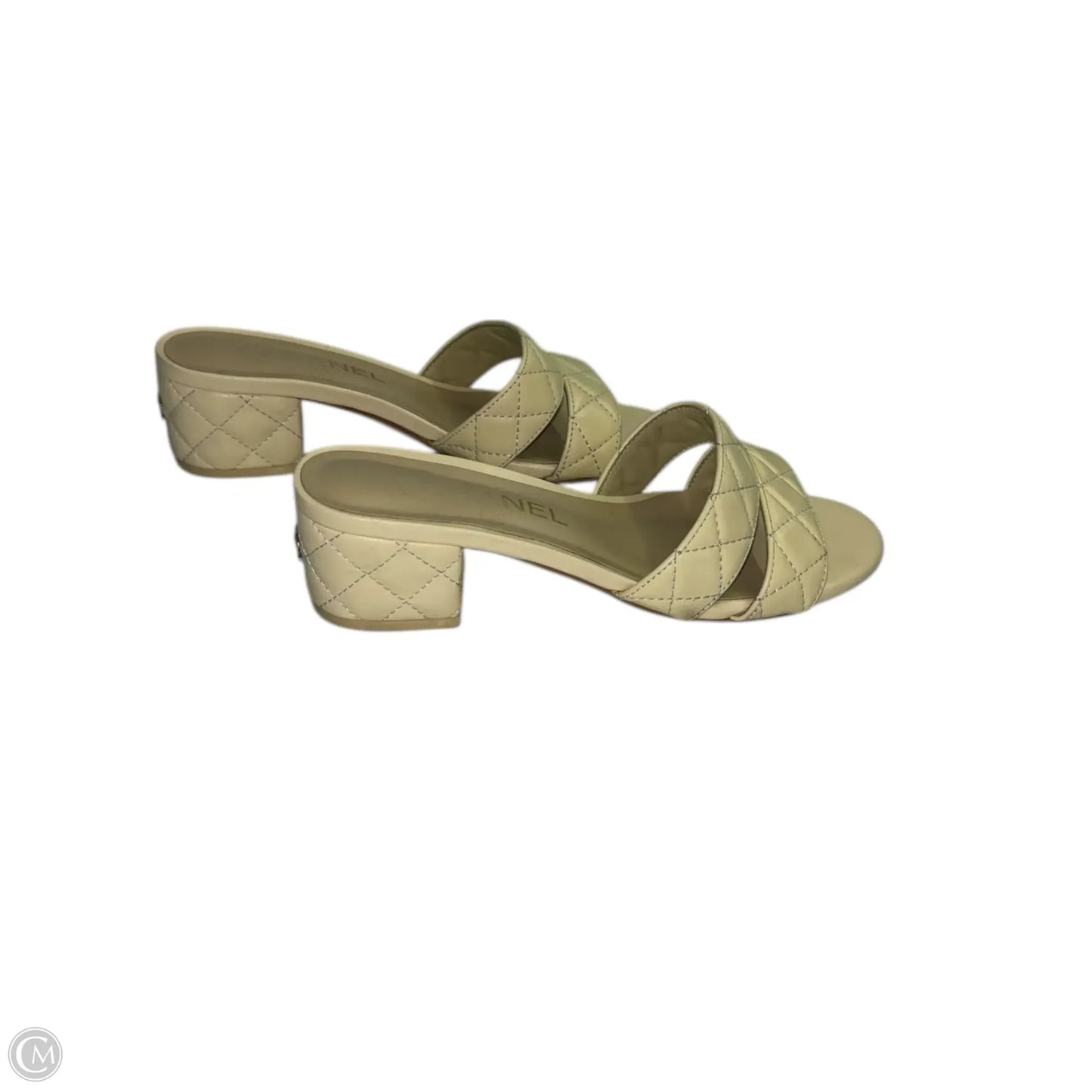 Shoes Luxury Designer By Chanel In Cream